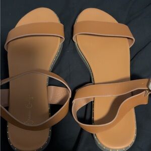 Brown Leather Sandals